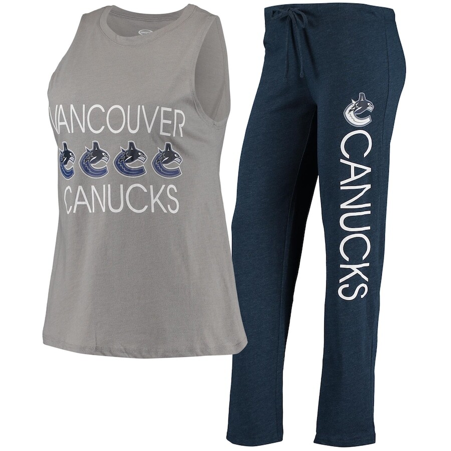 

Пижамный комплект Concepts Sport Vancouver Canucks, серый