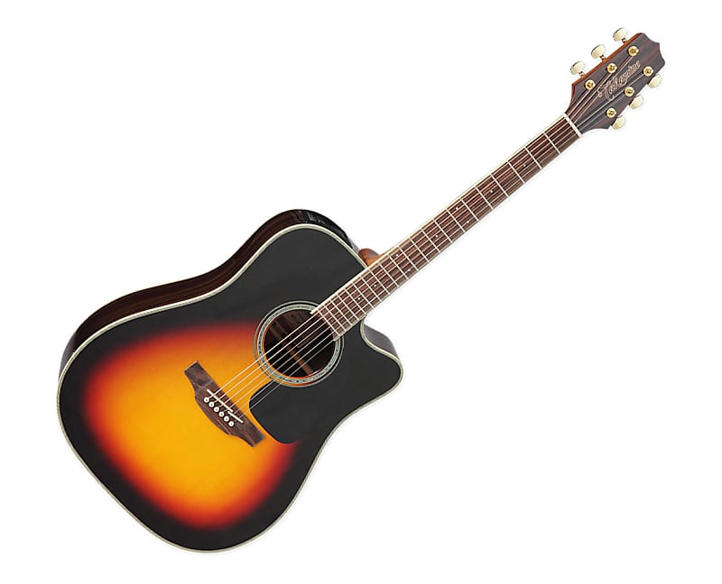 Акустическая гитара Takamine GD51CEBSB G Series Cutaway Dreadnought A/E Guitar - Brown Sunburst