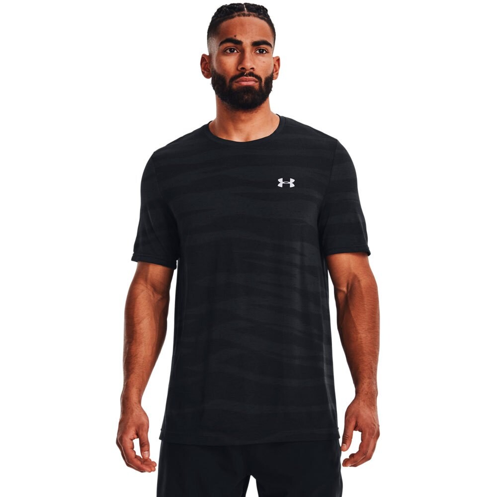 

Бесшовная футболка с коротким рукавом Under Armour Wave, черный