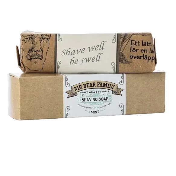 

Мыло для бритья Mr Bear Family Shaving Soap Mint, 80 гр