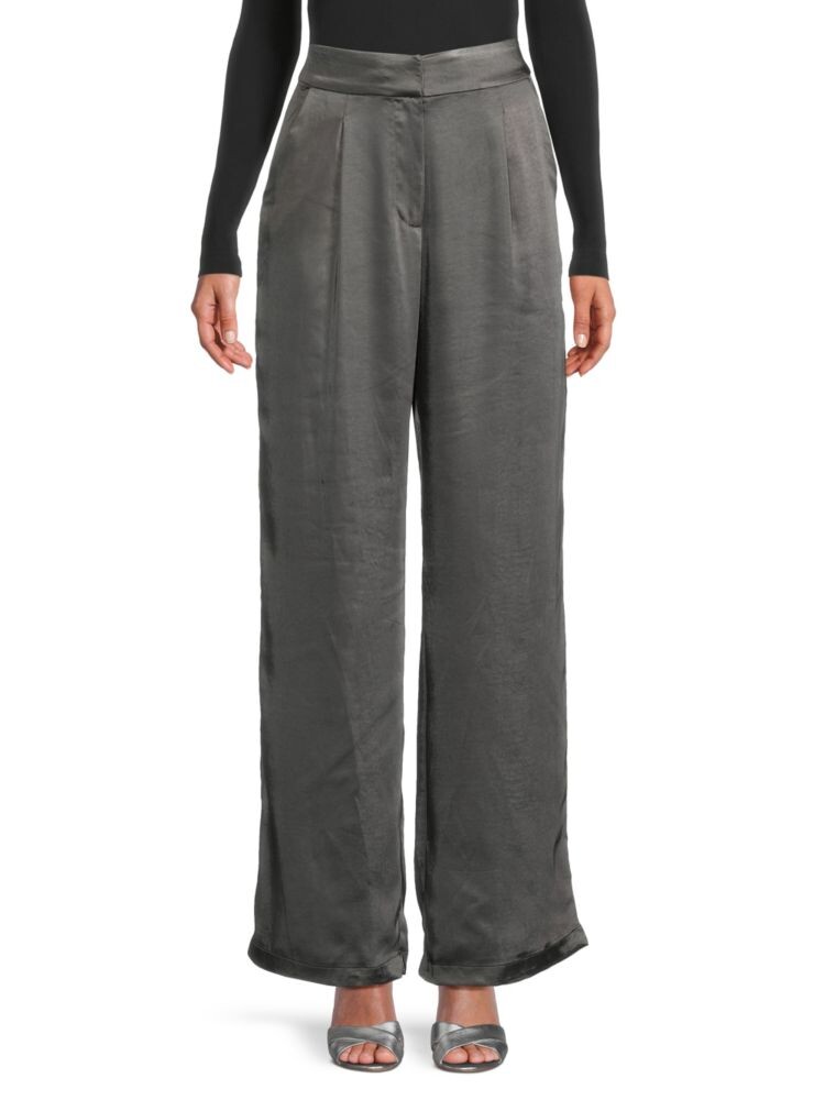 

Белла однотонные брюки Line & Dot, цвет Gunmetal