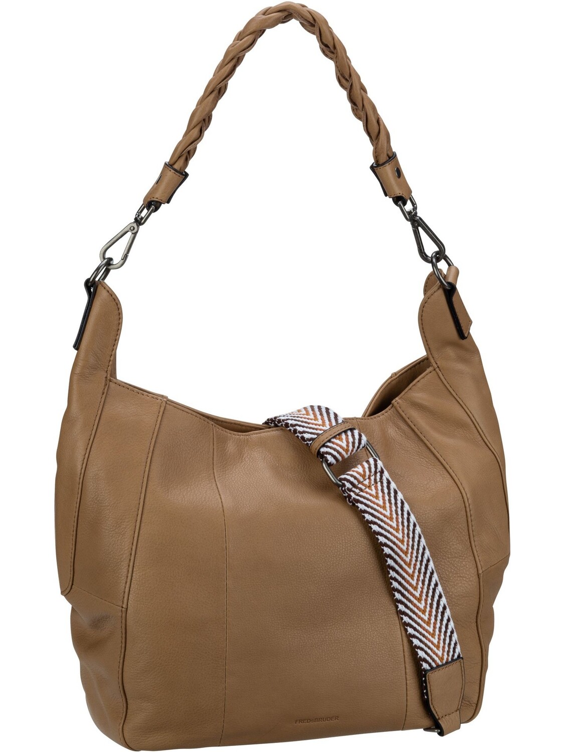 Сумка через плечо FREDs BRUDER Beuteltasche Brevion Hobo, цвет Iced Coffee сумка через плечо guess beuteltasche vikky hobo wp цвет wisteria