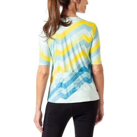 

Топ с короткими рукавами Soleil Flow женский Terry Bicycles, цвет Level Up Yellow