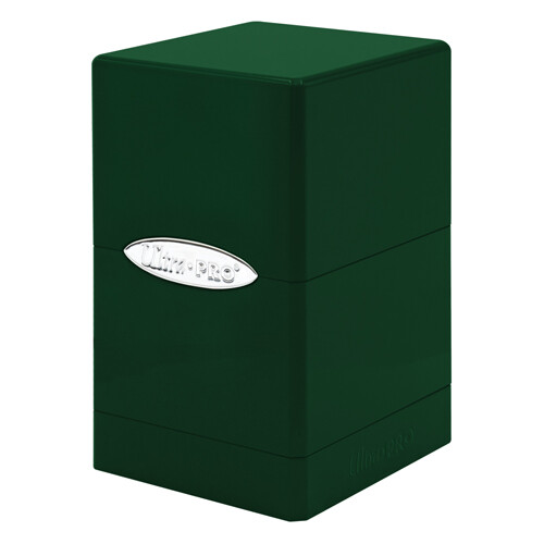 

Коробка для карточек Hi-Gloss Emerald Green – Satin Tower Ultra Pro