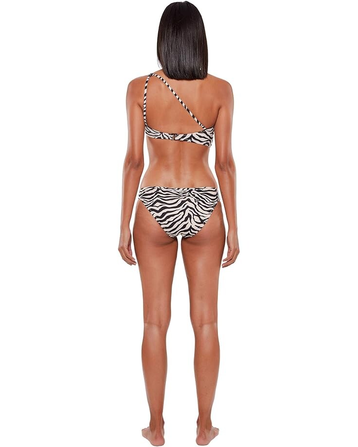 

Низ бикини Sanctuary Modern Kitty Cinch Back Hipster Bikini Bottoms, цвет White/Sand