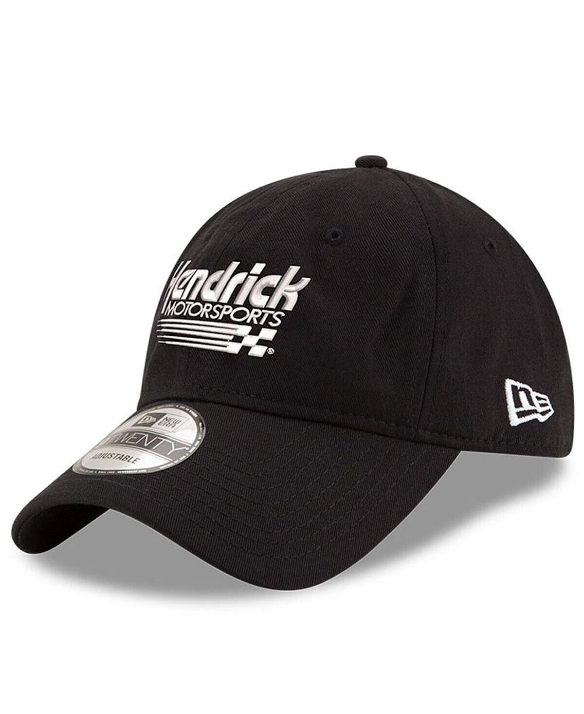 

Мужская черная регулируемая кепка Hendrick Motorsports ферментативной стирки 9TWENTY New Era