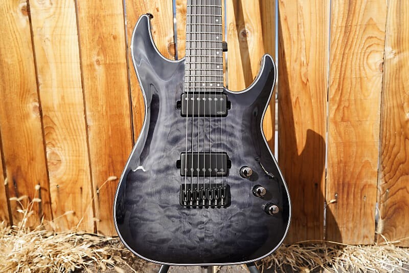 

Электрогитара Schecter DIAMOND SERIES HELLRAISER HYBRID C-7 Trans Black Burst 7-String Electric Guitar
