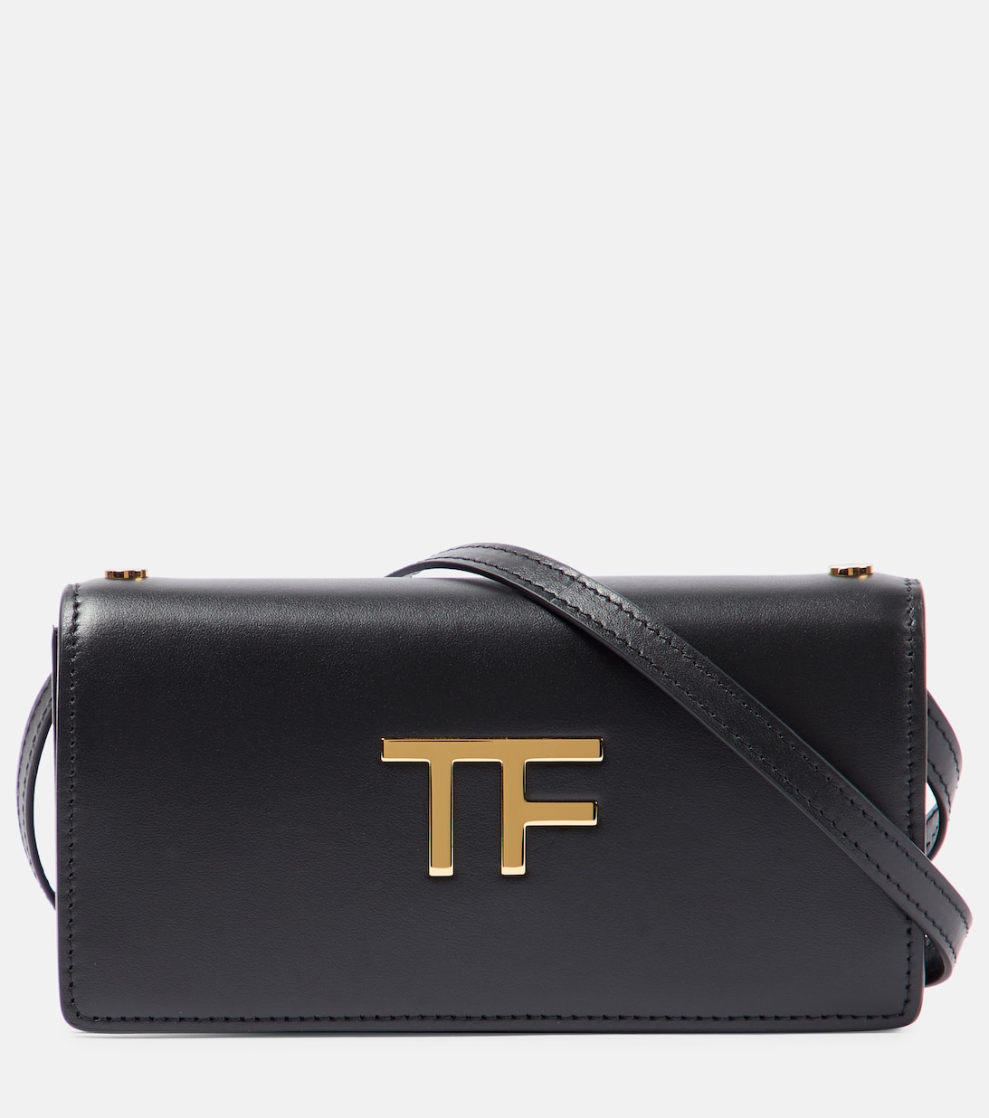 

Маленькая кожаная сумка через плечо TF Tom Ford, черный