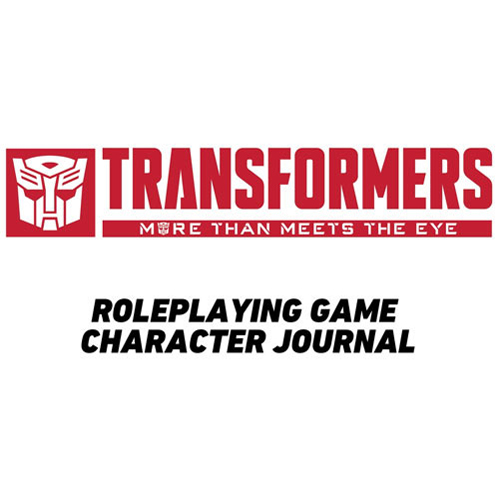 Книга Transformers Rpg Character Journal