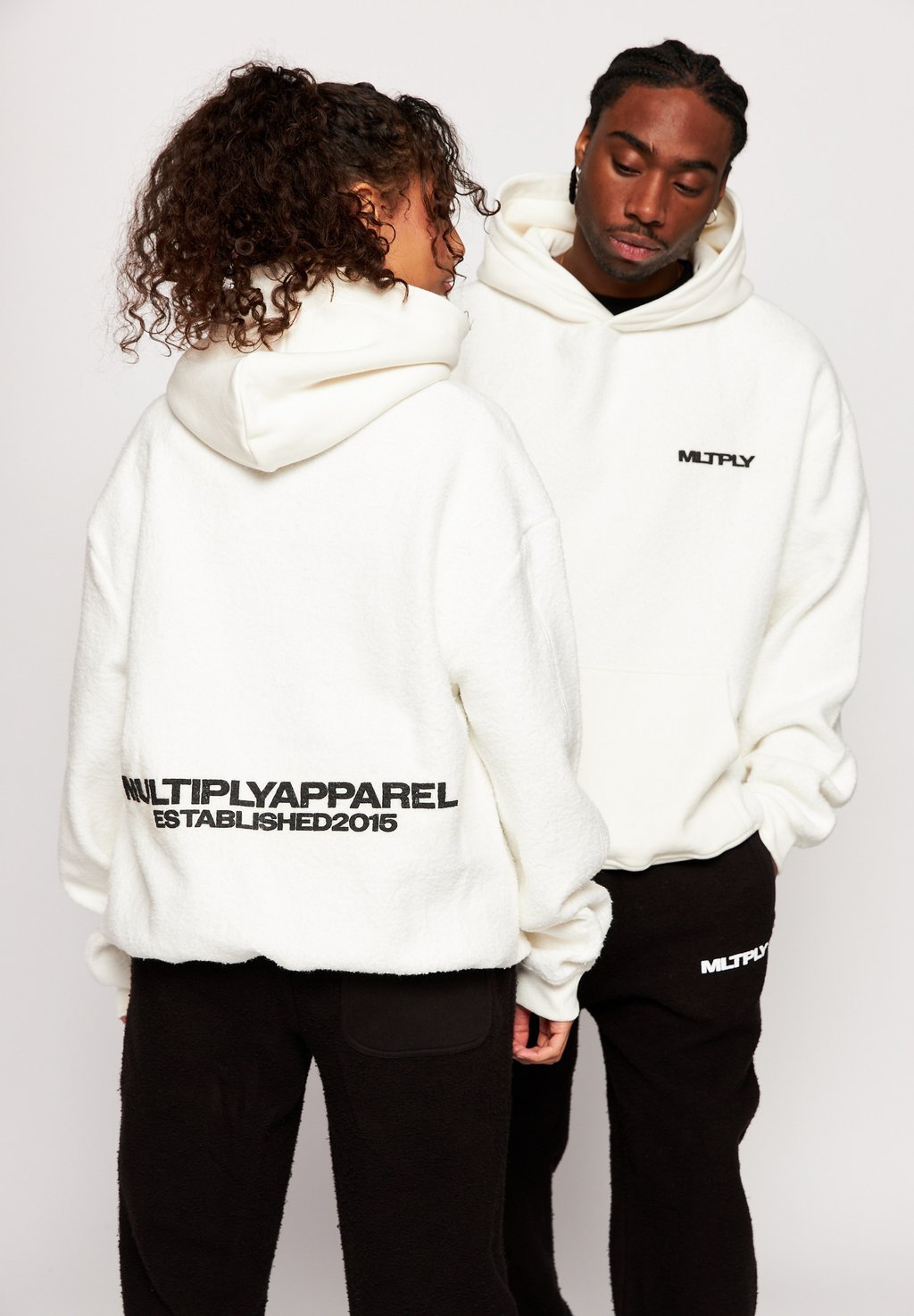 

Толстовка Brushed Multiply Apparel, цвет off white