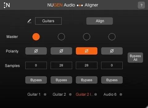 

Подключаемый модуль утилиты фазовой выравнивания NUGEN Audio Aligner