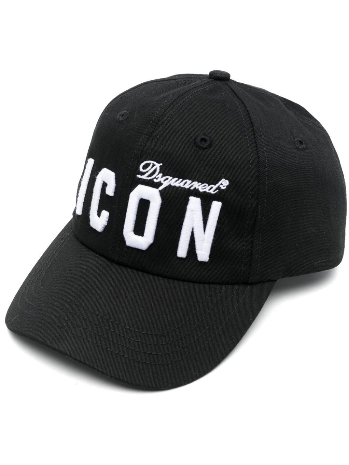 

Dsquared2 Icon appliqué embroidered-slogan cap, черный