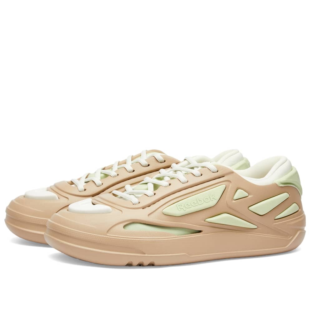 

Reebok Кроссовки Будущее Клуб C, бежевый/светло-зеленый