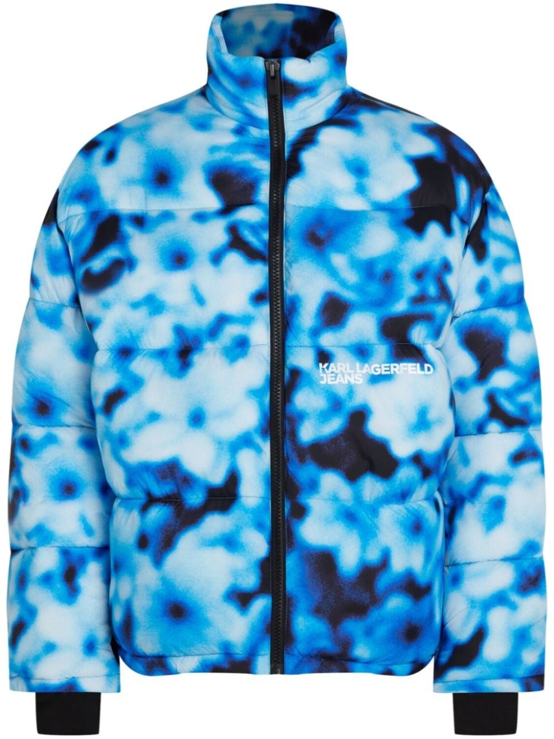 

Karl Lagerfeld Jeans logo-print padded jacket, синий