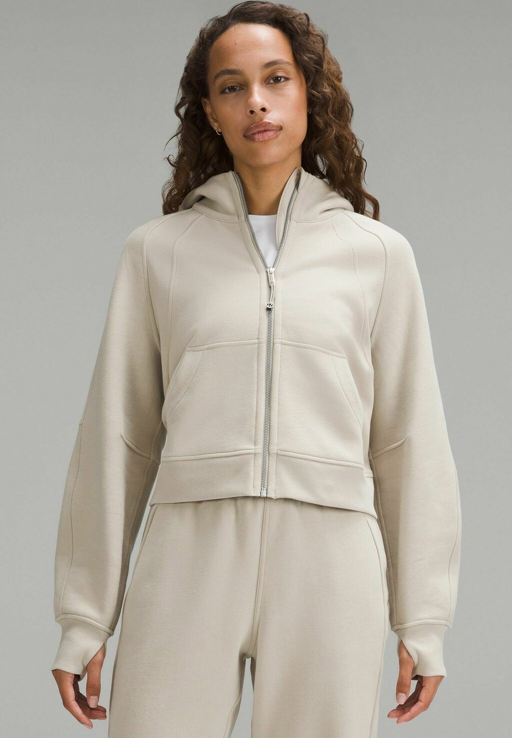 

Толстовка OVERSIZED FULL ZIP lululemon, цвет mojave tan