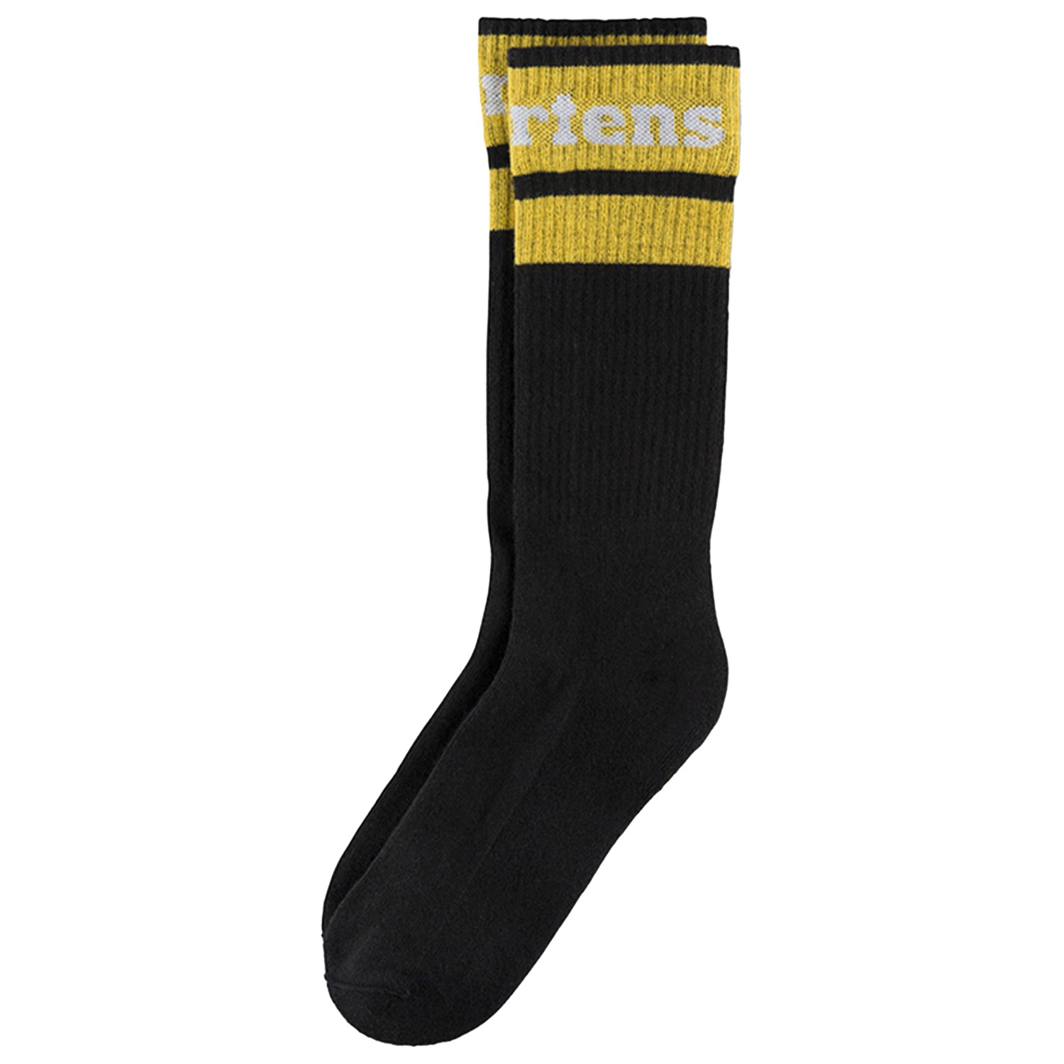 

Многофункциональные носки Dr. Martens Athletic Logo Sock, цвет Black/White/Yellow