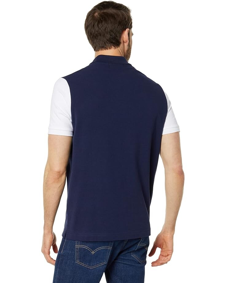 

Поло U.S. POLO ASSN. Color-Block Chest Stripe Polo, белый