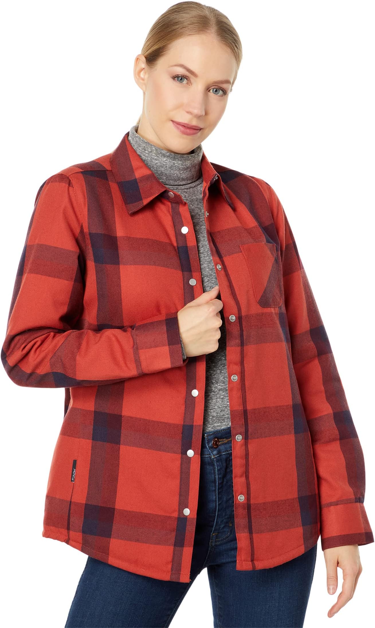 

Рубашка Penny Insulated Flannel Flylow, цвет Mars/Berry Plaid