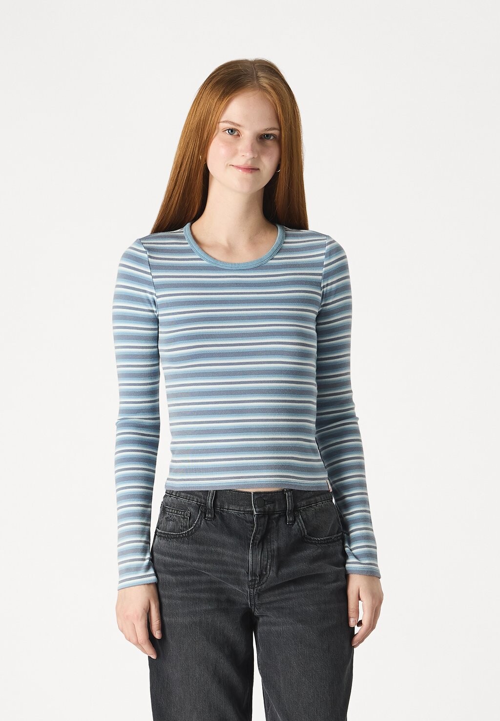 

Футболка с длинным рукавом BABY BDG Urban Outfitters, синий