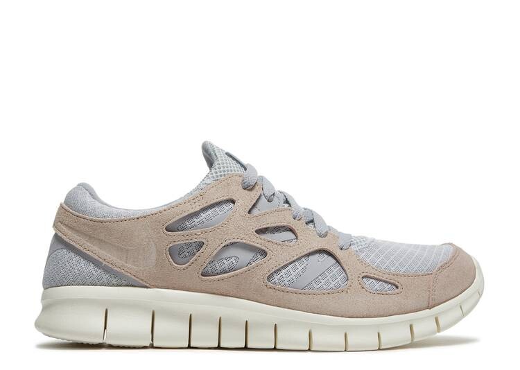 

Кроссовки Nike FREE RUN 2 'WOLF GREY FOSSIL STONE', платиновый