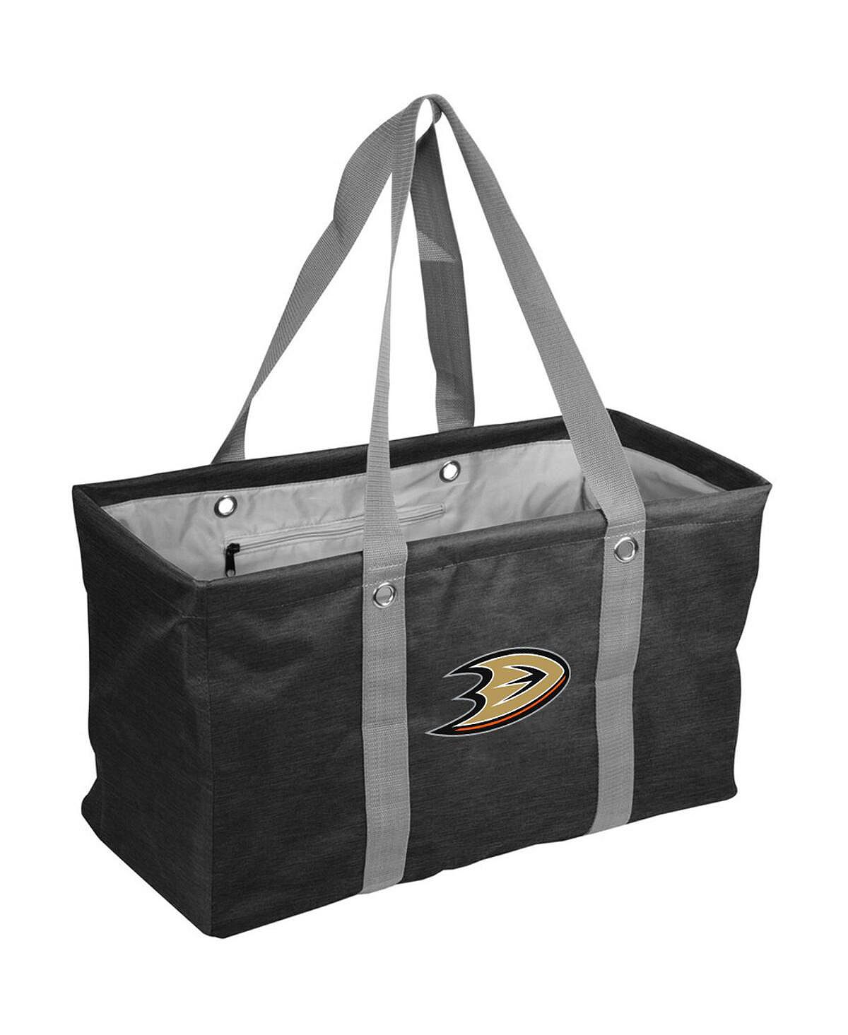 Женская большая сумка-тоут Anaheim Ducks Crosshatch для пикника Caddy Logo Brands, черный