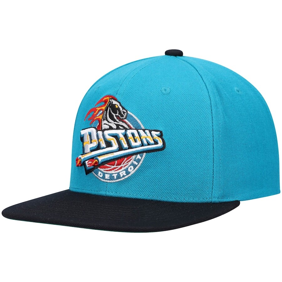 

Бейсболка Mitchell & Ness Detroit Pistons, бирюзовый