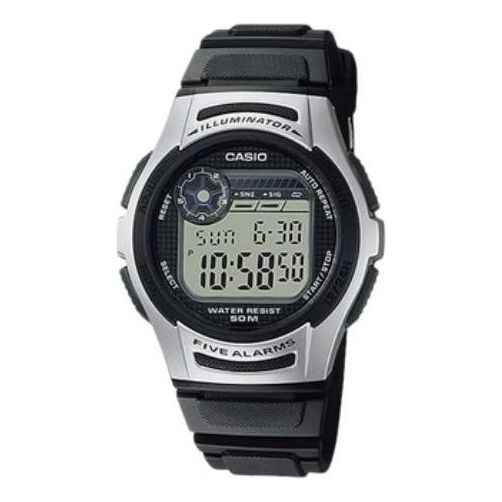 

Часы CASIO Athleisure Casual Sports Resin Tape Waterproof Watch Unisex Black Unisex Mens, черный