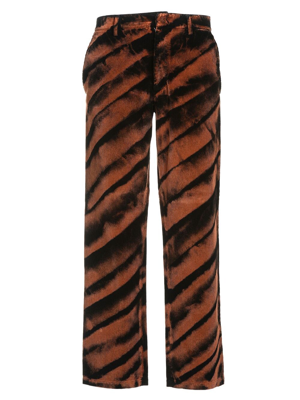 

Вельветовые брюки в тигровую полоску Just Cavalli, черный