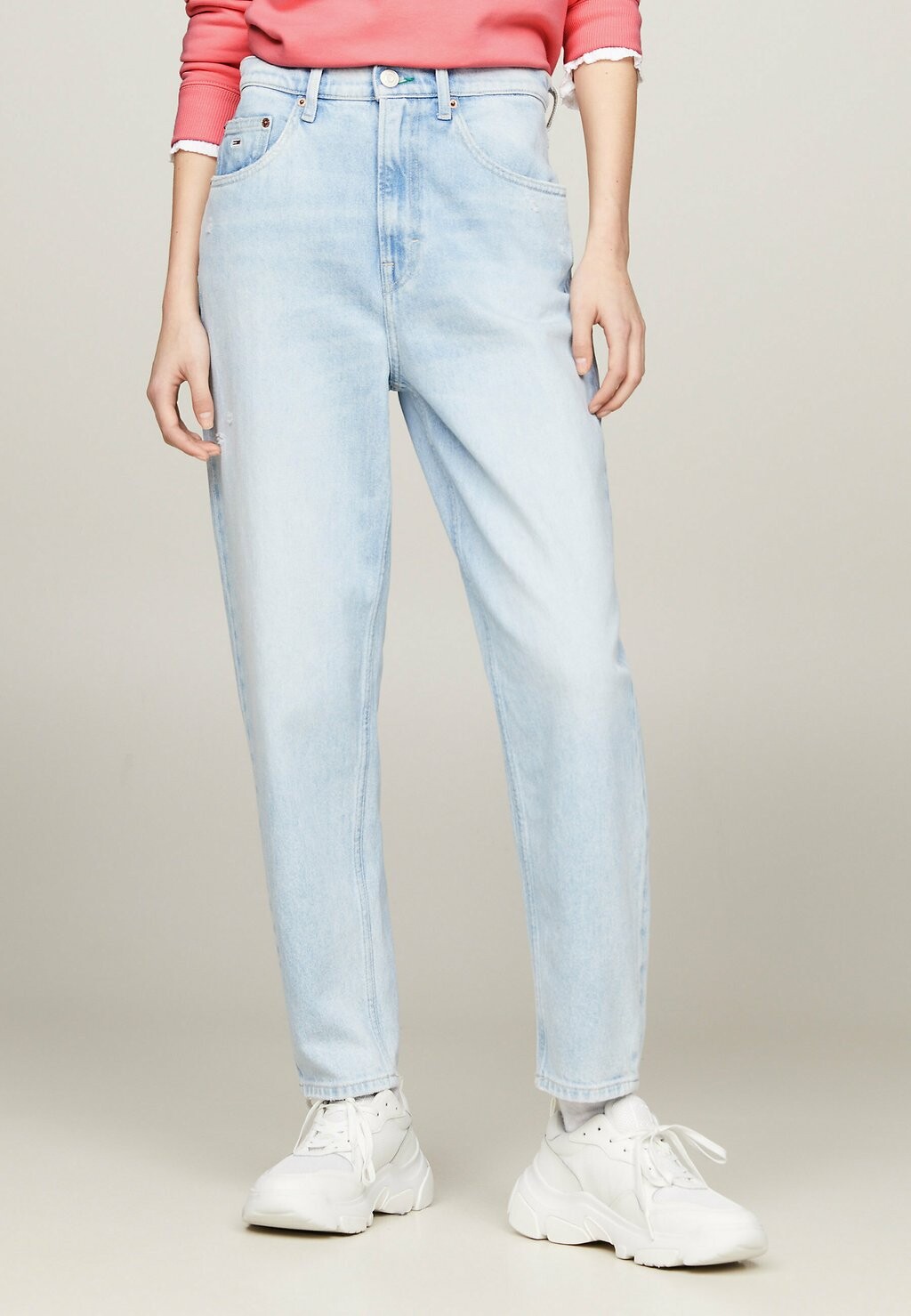 

Джинсы свободного кроя HIGH RISE Tommy Jeans, цвет denim light
