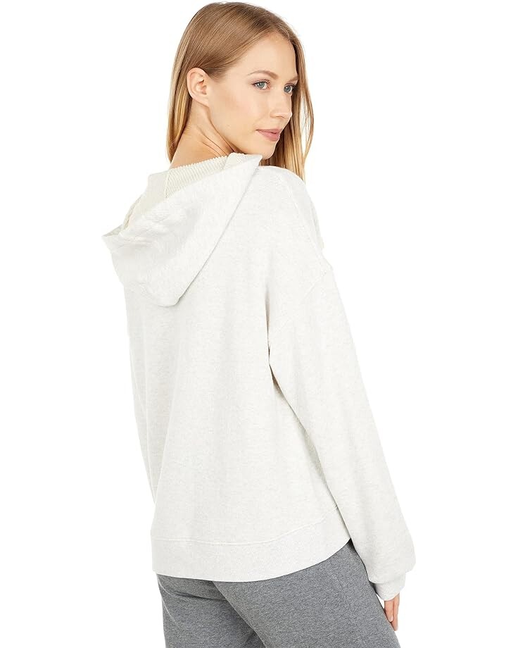 

Толстовка Madewell MWL Airyterry Hoodie Sweatshirt, цвет Heather Light Grey