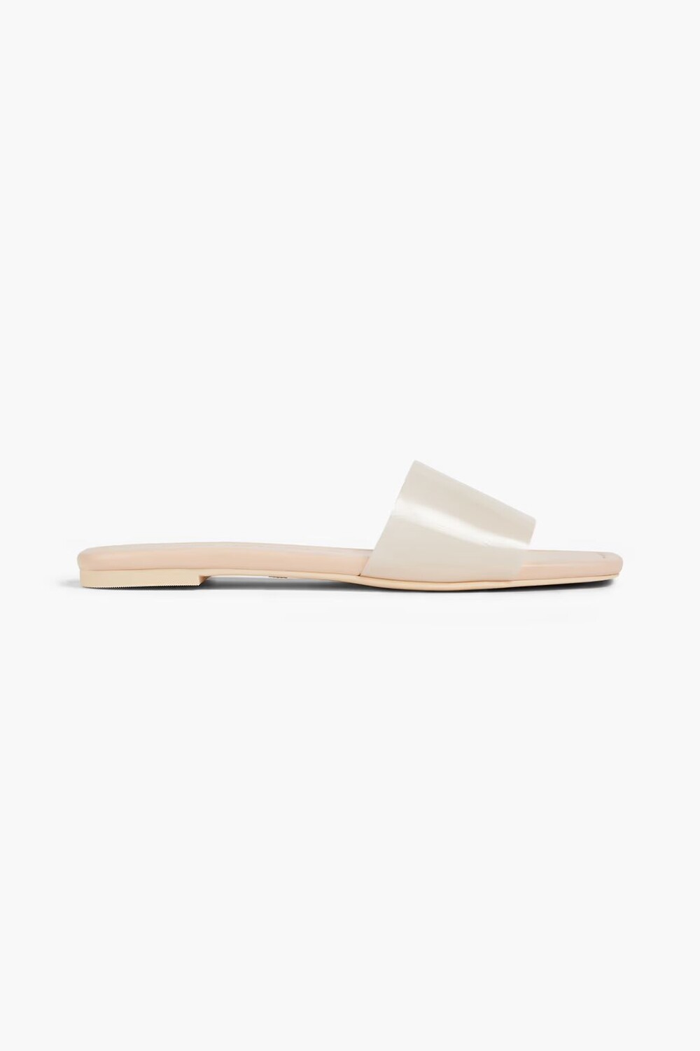 

Летние шлепанцы ПВХ Stuart Weitzman, цвет Off-white