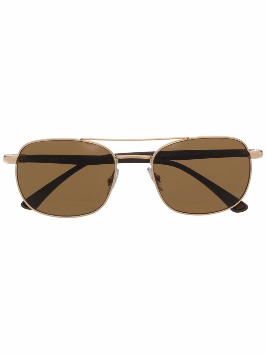 

Ray-Ban солнцезащитные очки в квадратной оправе, коричневый