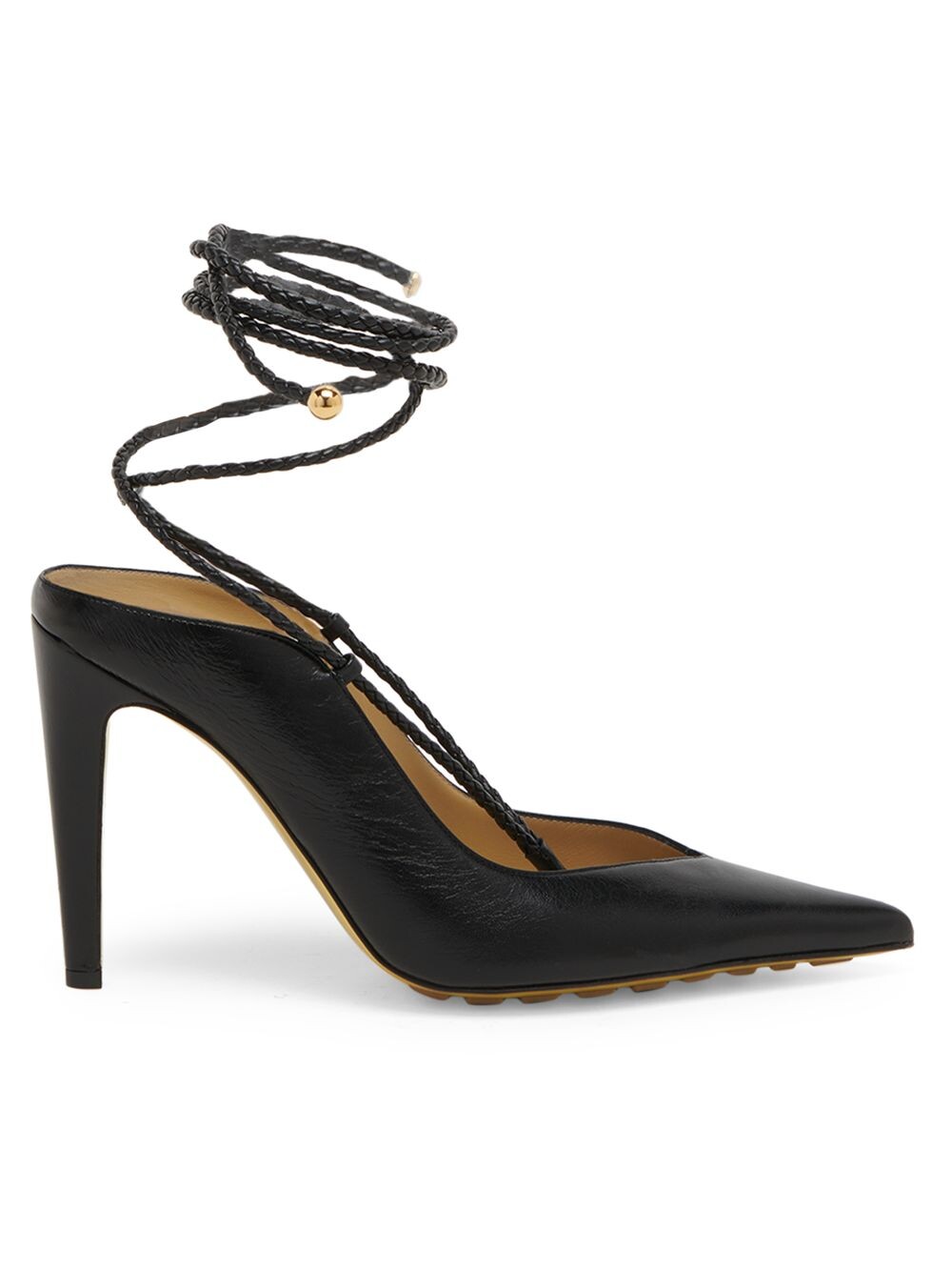 

Кожаные туфли на шнуровке Bottega Veneta, черный