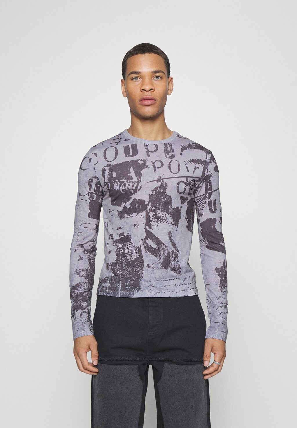 

Футболка с длинным рукавом EARTH UNISEX Jaded London, черный/серый