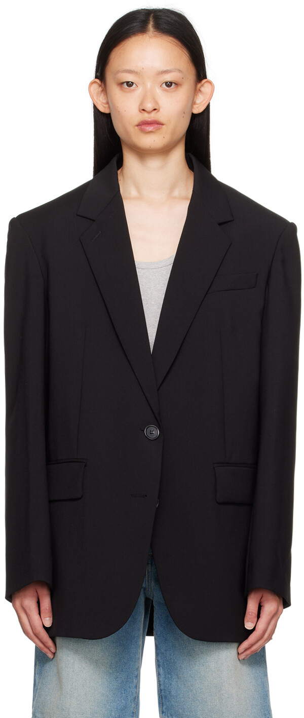 

Черный свободный пиджак Sportmax