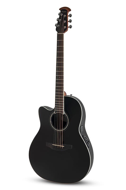 

Акустическая гитара Ovation Acoustic Electric Guitar Mid-Depth, Black Celebrity, Lefty Left Hand