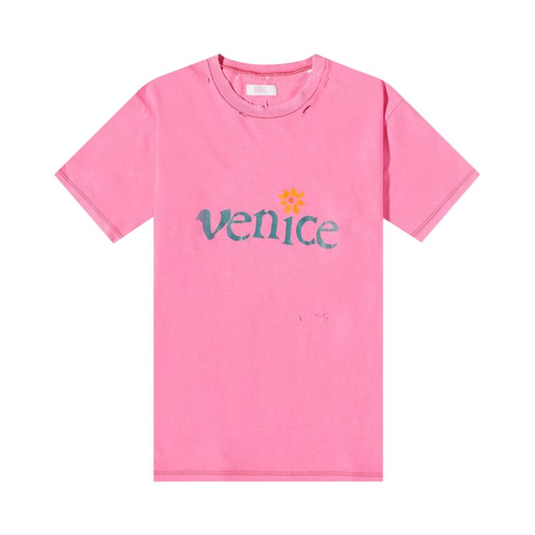 Футболка ERL Venice 'Pink', розовый