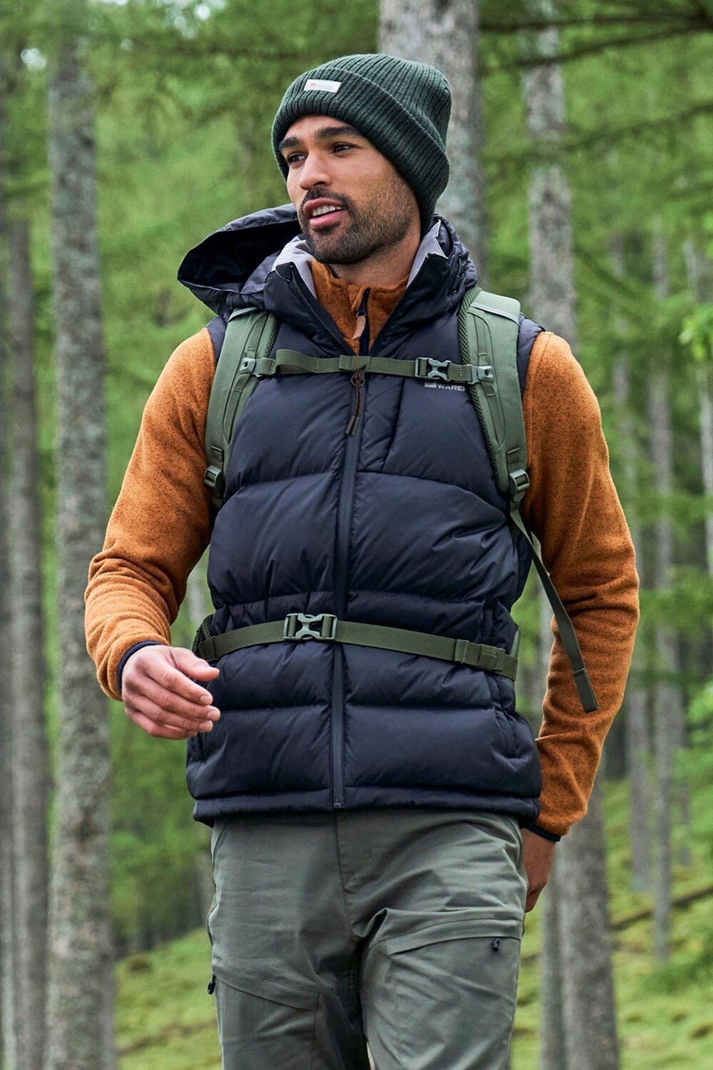 

Пуховик без рукавов Frost Extreme – мужской Mountain Warehouse, черный