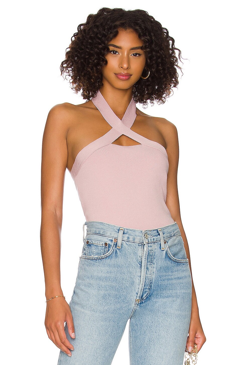 

Майка 525 Halter Cut Out, цвет Rose Pink