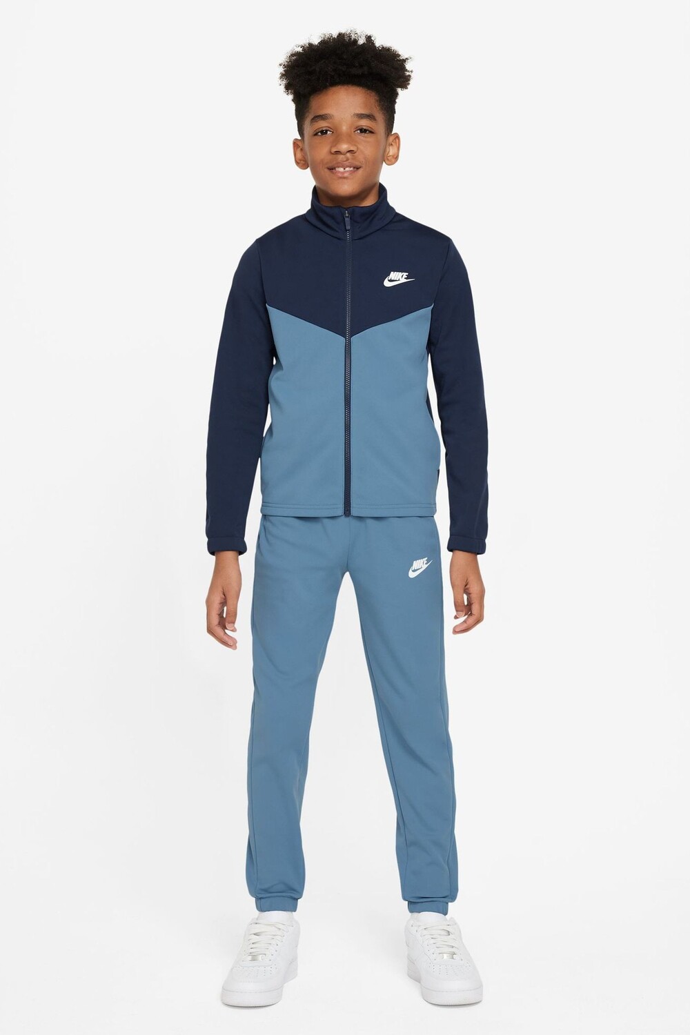 

Полиэстеровый спортивный костюм Nike, голубой