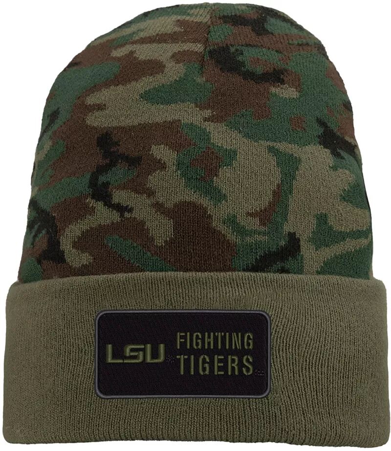 

Мужская вязаная шапка в стиле милитари с камуфляжным камуфляжем Nike LSU Tigers