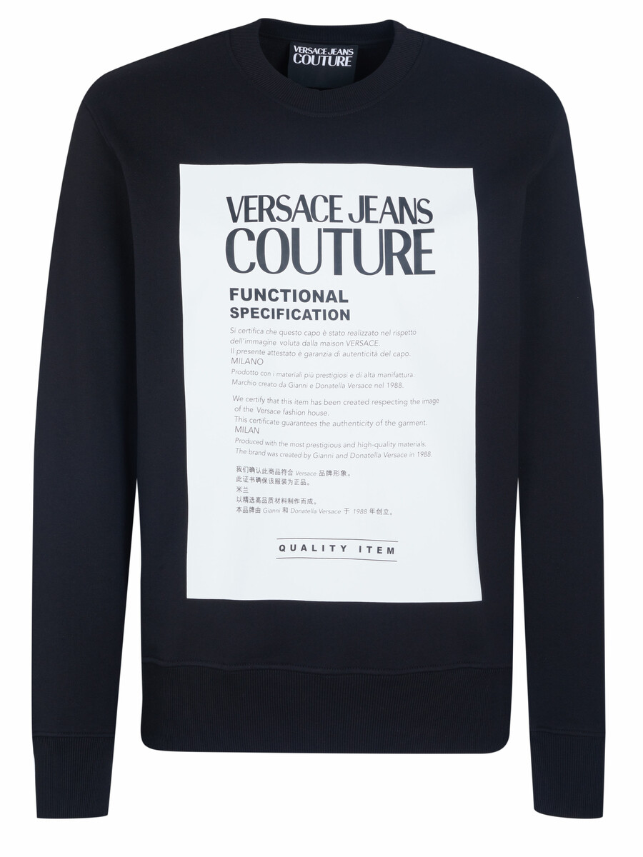 

Пуловер Versace Jeans Couture, черный
