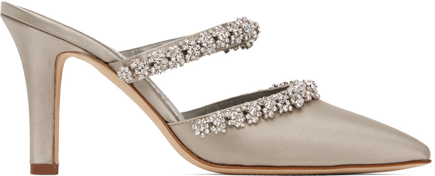 

Серые туфли на каблуке Ведадаму Manolo Blahnik