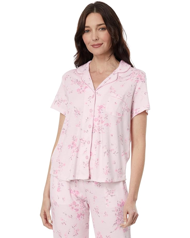 Пижамный комплект Karen Neuburger Petite Blossom Short Sleeve Printed Girlfriend PJ Set, цвет Sweet Sunday Floral