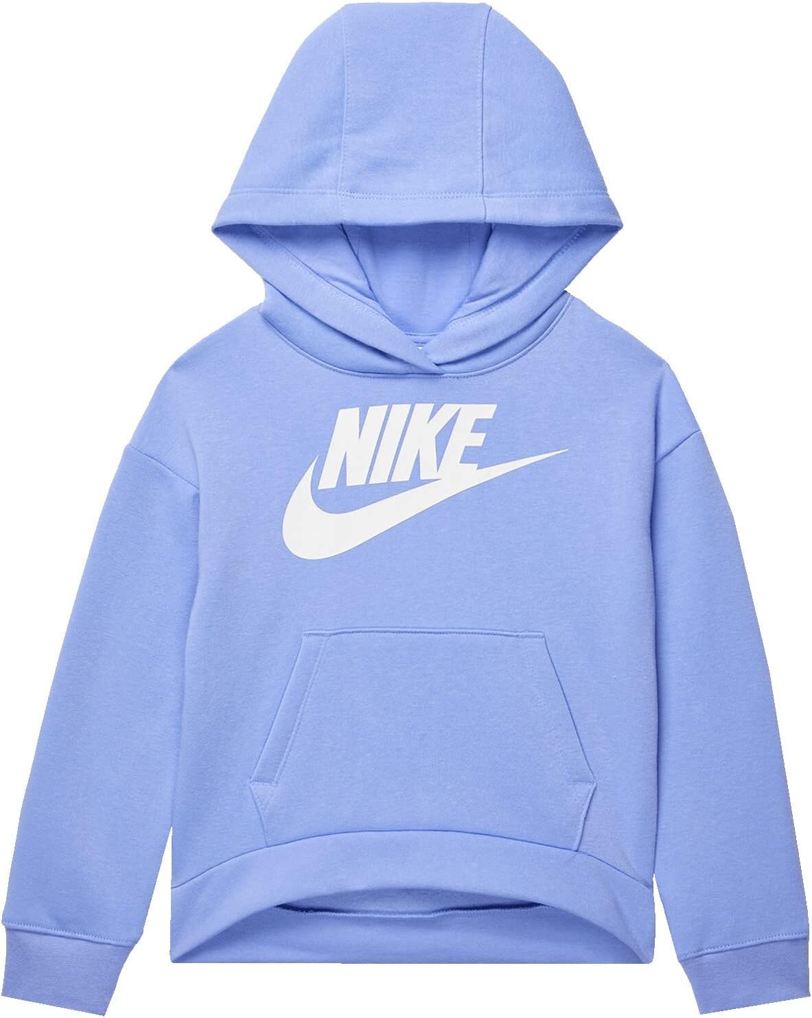 

Толстовка Nike Club Fleece Hi Low Pullover, цвет Light Thistle