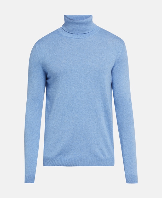 Пуловер из шелкового кашемира Cavalli Class, светло-синий CLASS