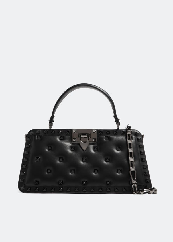 

Сумка Valentino Garavani Rockstud Padded Handbag, черный