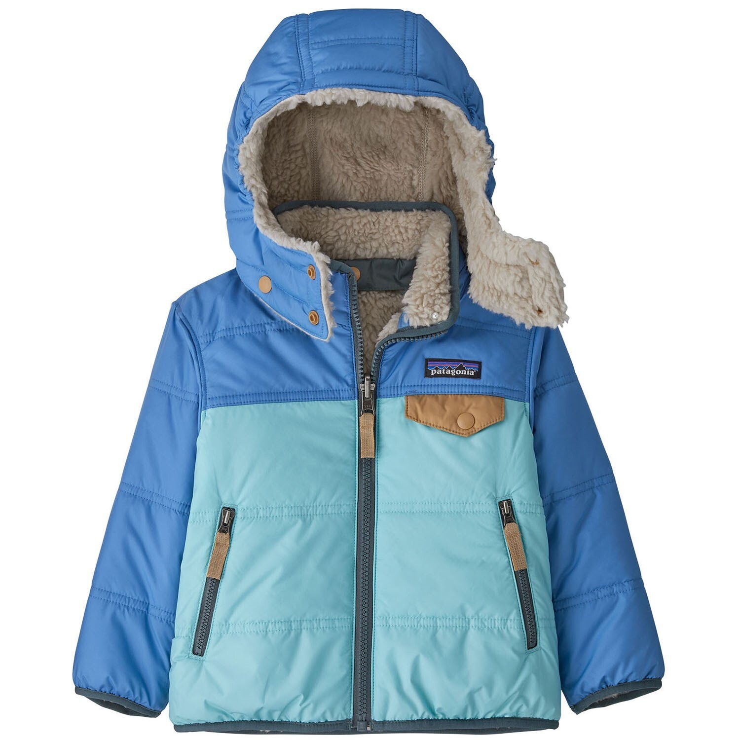

Худи Patagonia Reversible Tribbles, цвет Skiff Blue