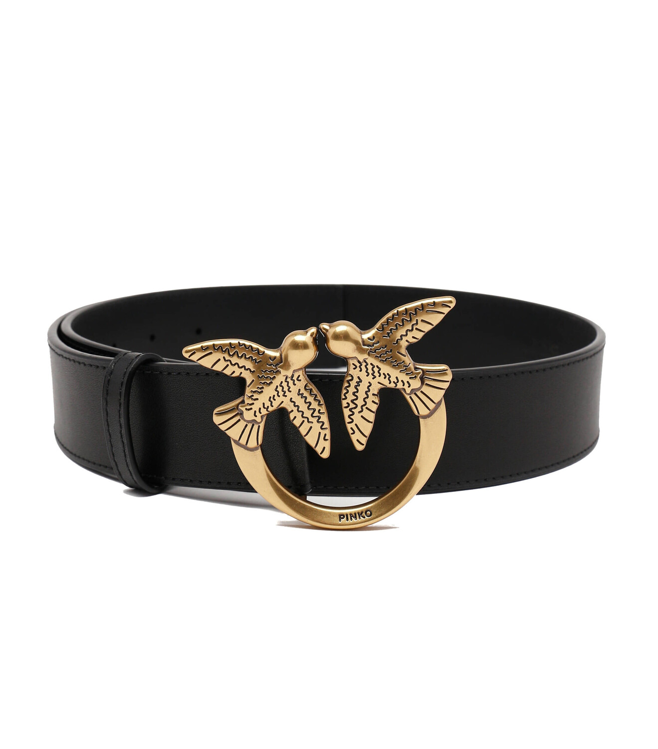 

Ремень Pinko LOVE BERRY H4 BELT VITELLO SET, черный