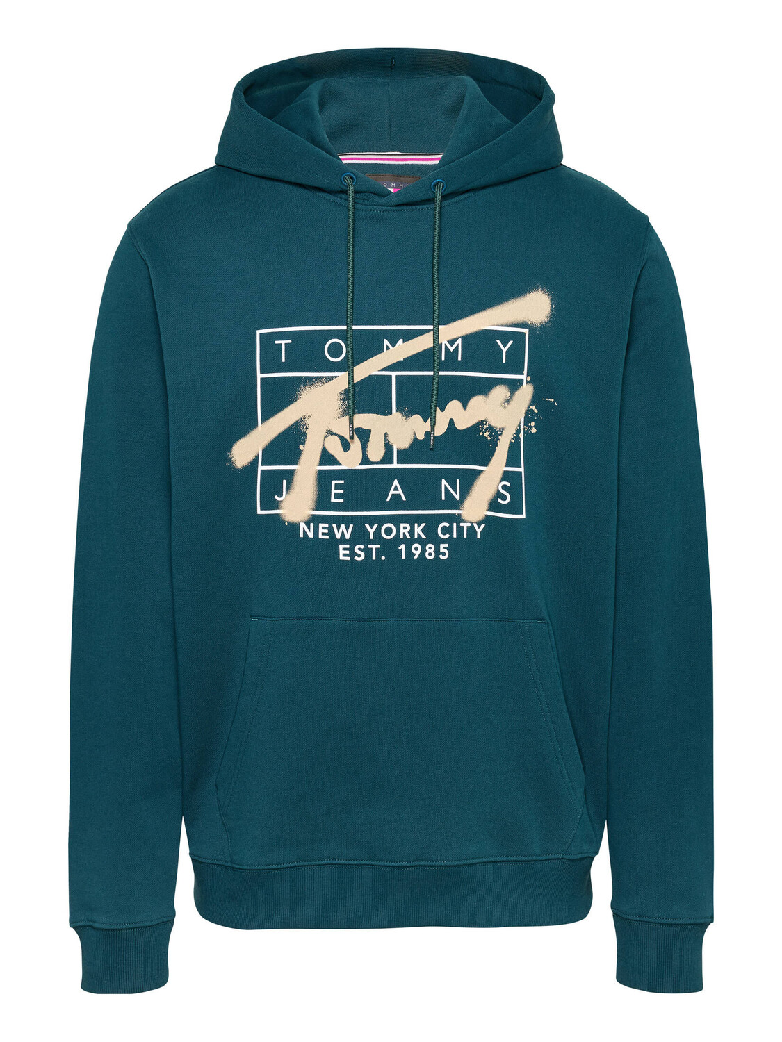 

Худи с принтом граффити Tommy Jeans, зеленый